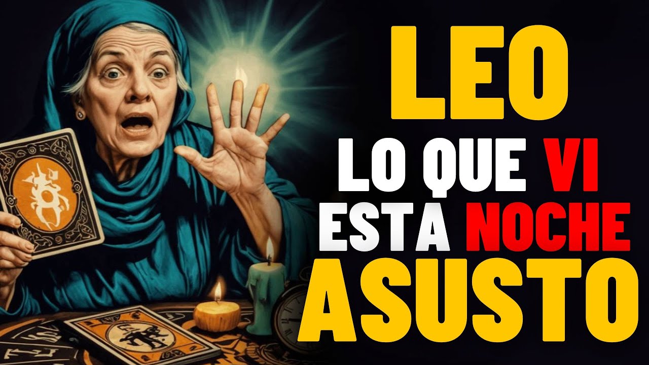LEO ♌💀ALGO OSCURO TE RODEA HOY… ¡TU ÁNGEL ME MOSTRÓ TODO! 😨 LO QUE VI EN TU DESTINO NO ES NORMAL…