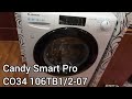 Мини-обзор стиральной машины Candy Smart Pro CO34 106TB1/2-07