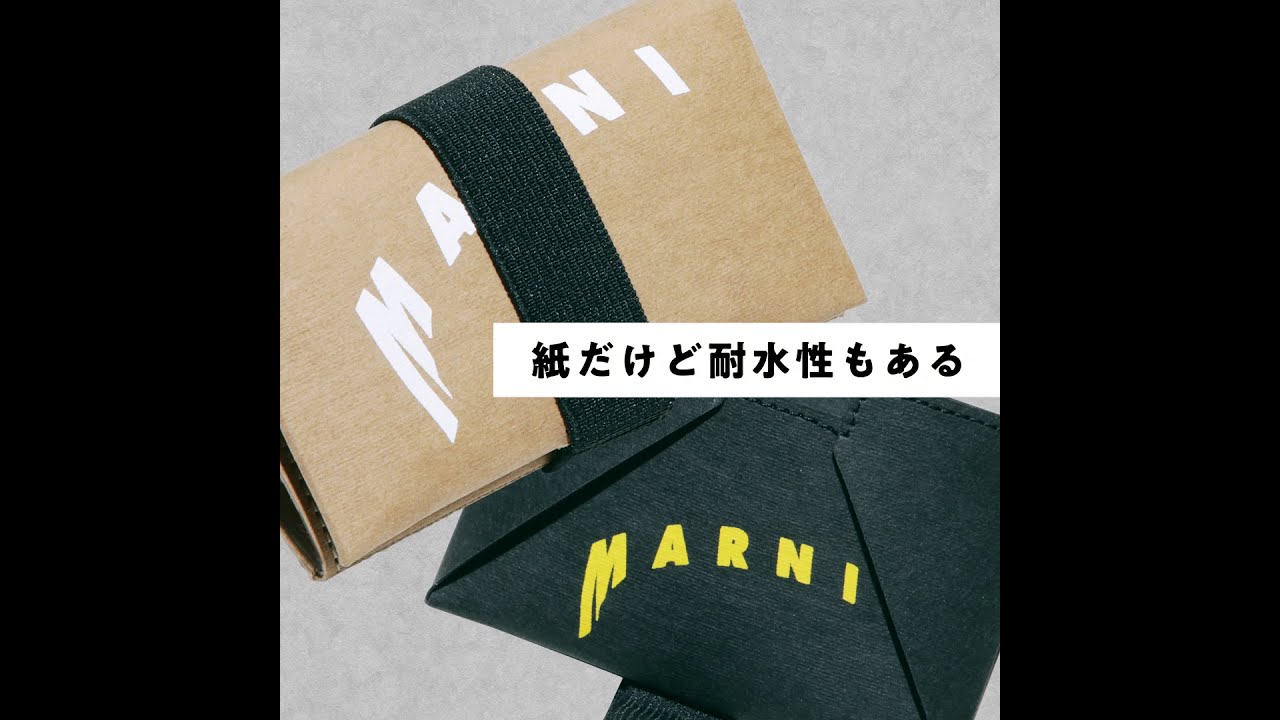 紙だけど耐水性もある！ マルニのミニ財布＆カードケース - YouTube