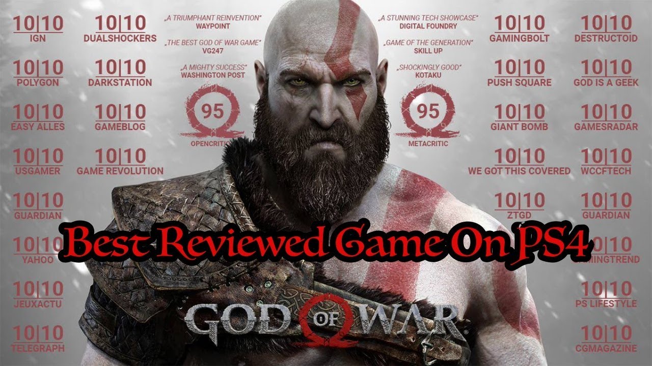 God of War is the Best Reviewed Game Ever on PS4 YouTube
