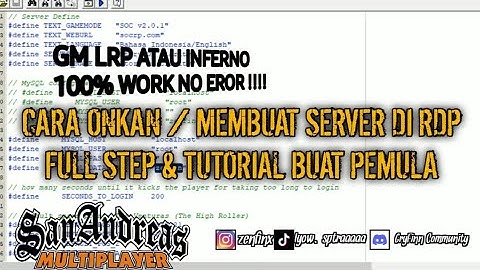 TUTORIAL BUAT SERVER GTA SAMP SENDIRI DI RDP || NO EROR NO WARNING FULL SETUP BOT DISCORD !!!