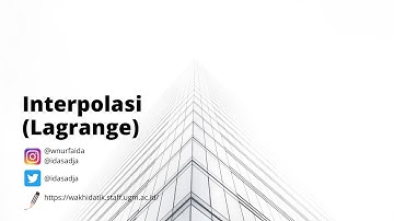 [MetNum] Interpolasi (Lagrange)