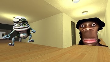 HALLO, MIJN NAAM IS AUUGHH VS CRAZY FROG #gmod #nextbots