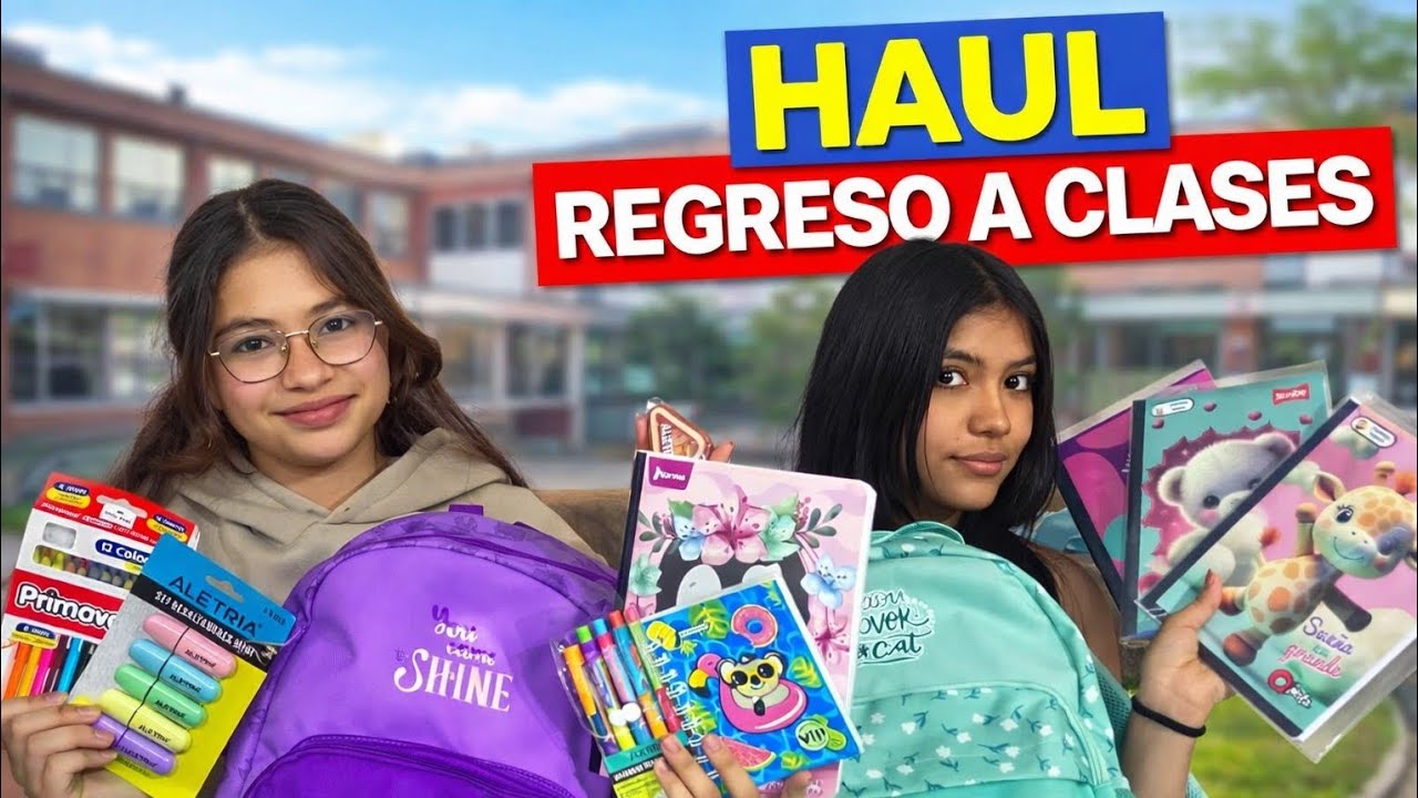 Nuestro haul de regreso a clases 🎒📚 | Caos Familiar