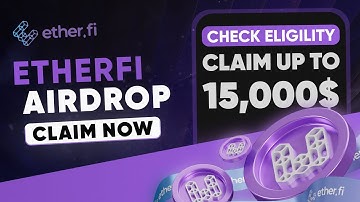 Crypto Airdrop | Up To 15,000$ With Etherfi Airdrop