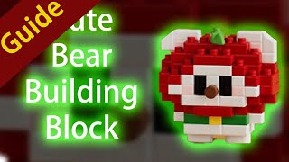 [Guide] Cute Bear Mini Building Block Tutorial | K277 Mini Bricks Toy Build #buildingblocks