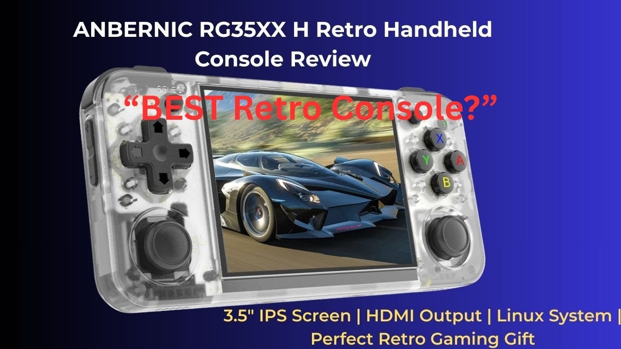 ANBERNIC RG35XX H Review 🔥 Best 3.5” Retro Handheld Console with HDMI & Linux!