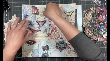 Decorating our master board and cutting into journal ephemera