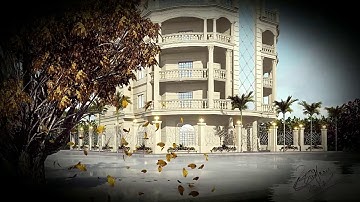 Classic villa 3d model archicad sketchup lumion