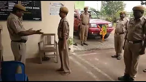 On duty drunk Indian police man
