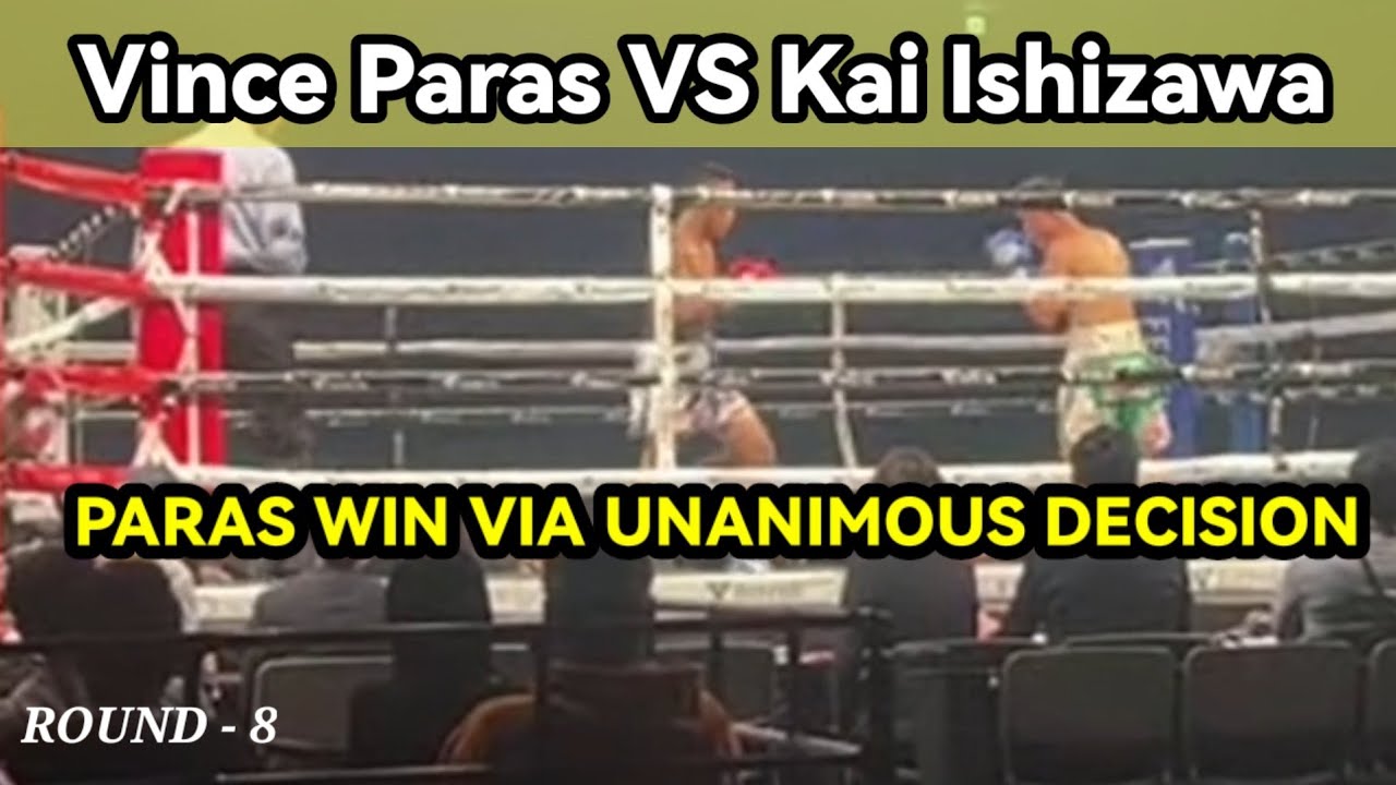 Vince Paras VS Kai Ishizawa Round 8 || Winner Vince Paras