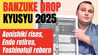 Banzuke Drop Aonishikis Fast Rise & Endos Farewell Kyushu Basho 2025