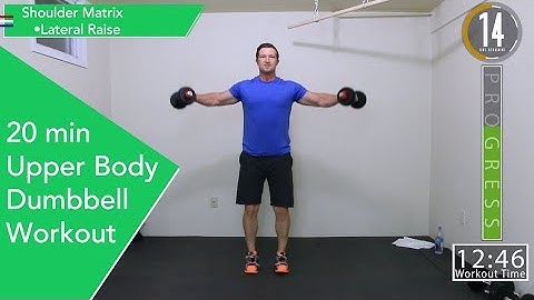 20 Minute Upper Body Dumbbell Workout - Great For Beginners