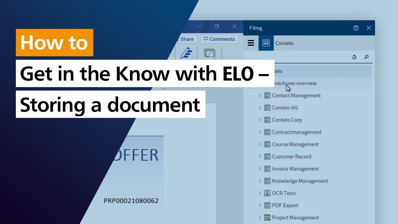 Enterprise Content Management (ECM): Storing a Document
