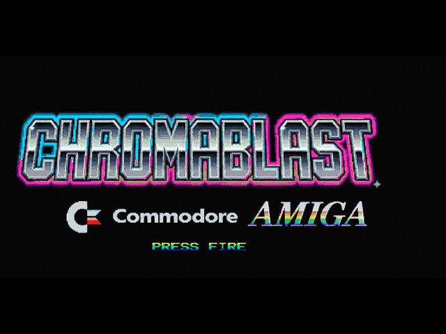 ChromaBlast - A cute Vertical Scrolling Shoot-em-up is demo'd on the Amiga! with Music by J.M.D