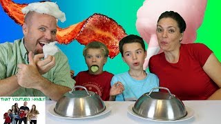 COTTON CANDY VS REAL FOOD SWITCH UP 2 / That YouTub3 Family