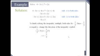 M1108 2.4 Linear Inequalities