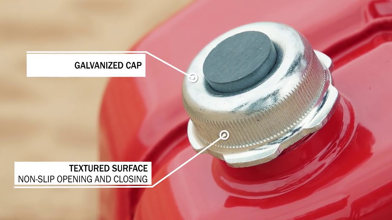 VALPRO Introducing metal fuel can with SCREW CAP YouTube YouTube