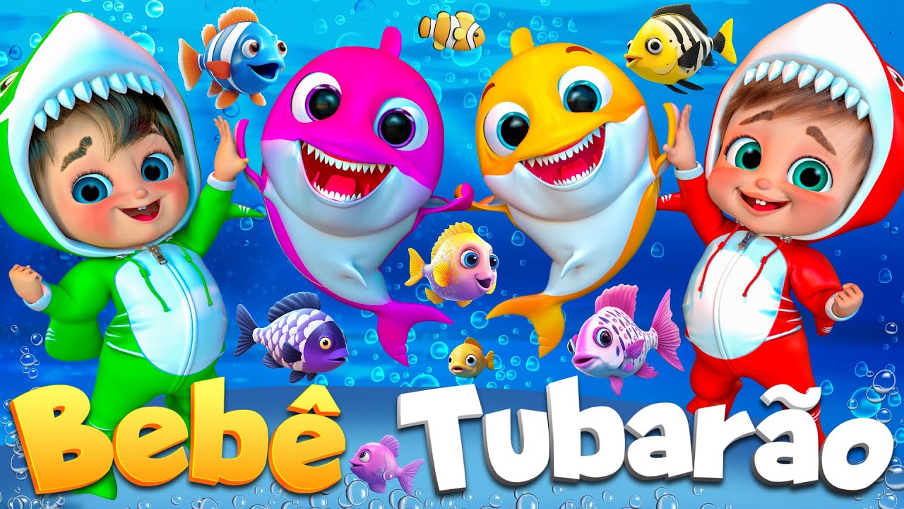 Bebê Tubarão na Festa do Mar @SuperLucaPortugues #rimasinfantis #musicasinfantis