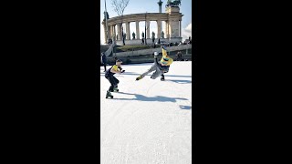 Have you seen everything in ice skating? #Shorts