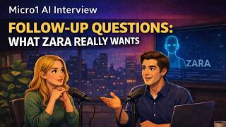 How to Answer Zara's Follow-Up Questions in Micro1 AI Interviews