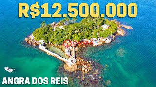 ILHA PARADISIACA COM PISCINA NATURAL DE AGUA CRISTALINA EM ANGRA DOS REIS RJ 4K 
