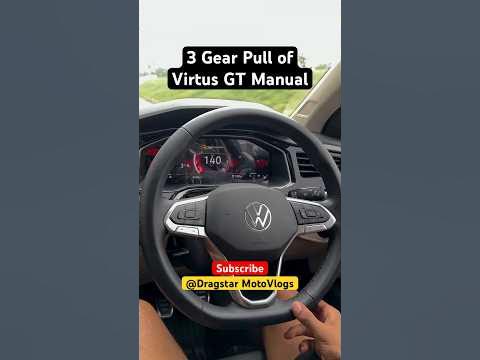 Virtus GT Manual Top Speed in 3rd gear | Dragstar MotoVlogs | #virtus #