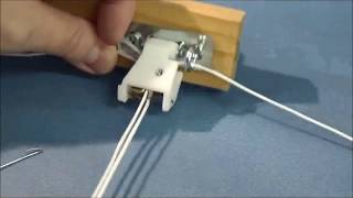 How To String a 3 String Cord Lock for Roman Shades