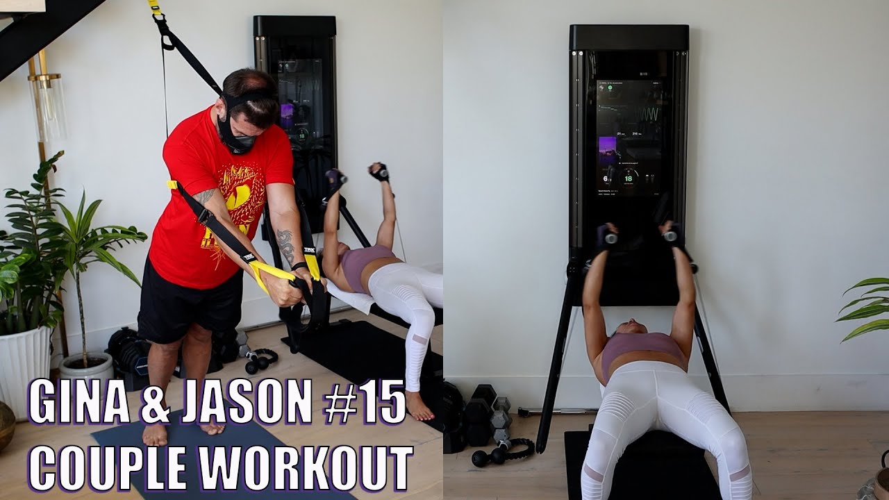 Jason George Workout Tonal Transformation w/ Gina & Jason #15 Couple Workout 8-5-24 - YouTube