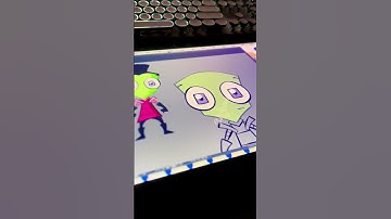 Learning Live2D Rigging: Drawing Invader Zim for Animation | Study Journey #animationart