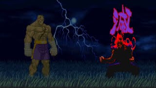 [ARCADE] Street Fighter Alpha 2 - Sagat vs Shin Akuma