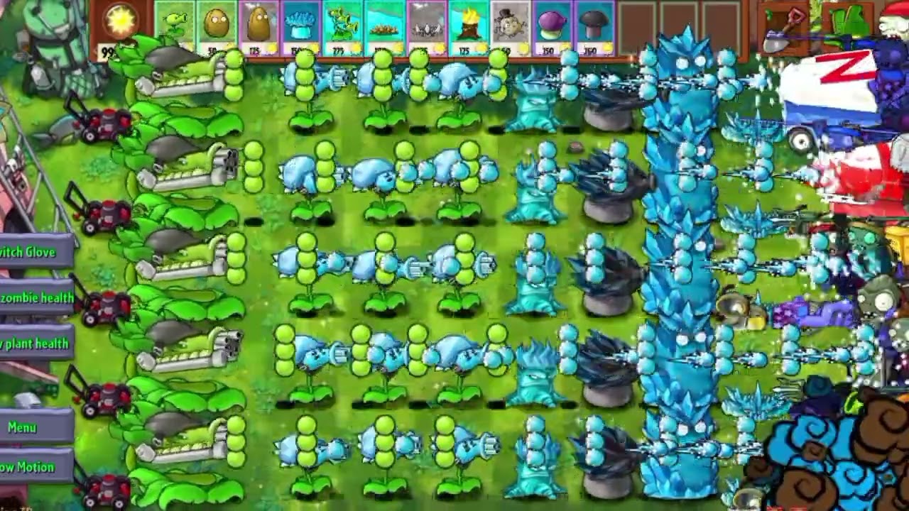 pvz cutom level - plant vs zombies fusion