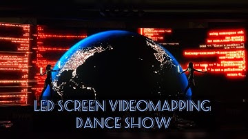 LED Screen Video Mapping Dance Show - ILLIZIUM events Dubai