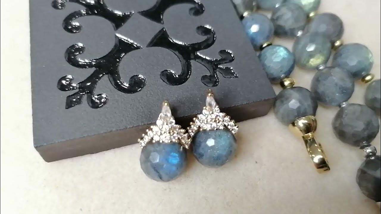 Работаю с лабрадором. Делаю серьги. - YouTube