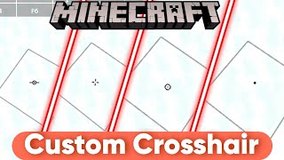 Top - 5 Best Custom Crosshair Pack for Minecraft Java And Pojav Launcher 1.16 to 1.20.1