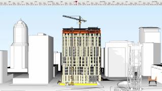 Multnomah County Central Courthouse Construction Sequence