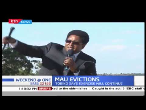 Forestry Cabinet Secretary Keriako Tobiko Reiterated Mau Evictions Will Continue