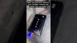 Auco Mono Amp installed with Xpider woofer #new #best #music #auco #sound #reels #shorts #moco #4k