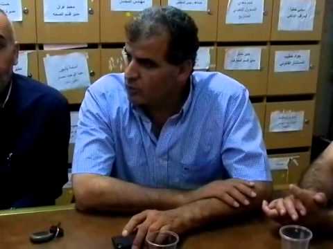 اجتماع اللجنة الشعبية في عرابة لبحث قضية مقتل الشاب محمد نعامنة