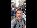 Knicks pandemonium in Lower Manhattan as streets overflow with ticker tape parade revelers