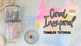 Cereal Inspired Tumbler Tutorial