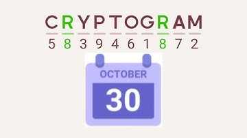 Cryptogram Daily Challenge October 30 2024 - 