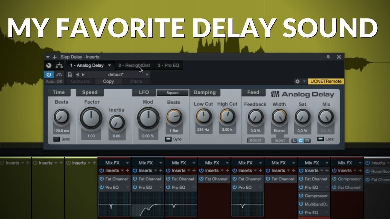Studio One Minute My Favorite Delay Sound YouTube