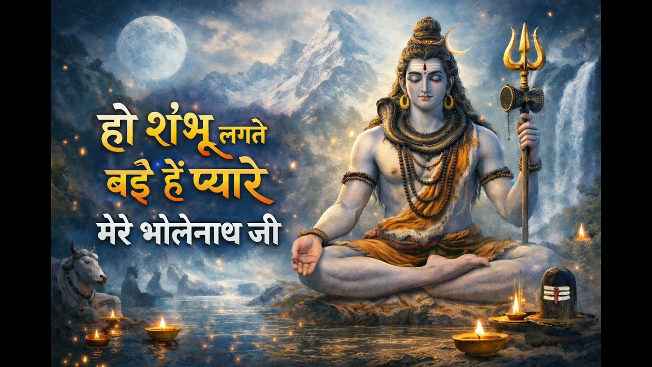 ||Ho shambhu lagte bade hain pyare mere Bholenath ji|| #भक्ति #भजन जय शिवशक्ति 🙏🙏🙏🙏🕉️🕉️🕉️🕉️🚩🚩🚩🚩