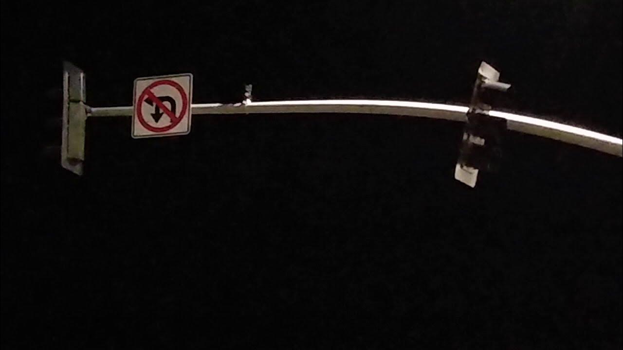 Newly Installed Traffic Signals (El Cajon Blvd & 38th St) YouTube