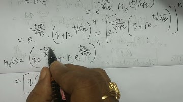 Limiting case of Binomial distribution to Normal distribution  - BSc Statistics