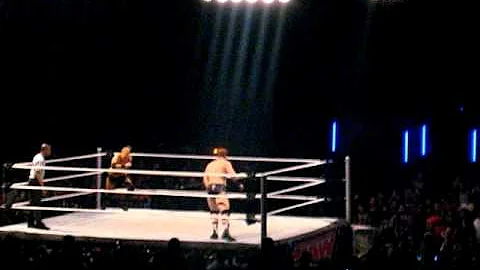 Shaemus performs the Brogue Kick onto Christian in...