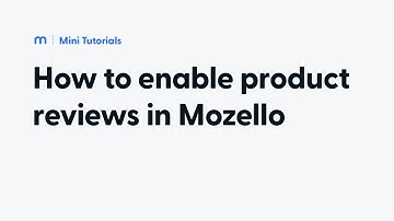 How to enable product reviews in your online store using Mozello