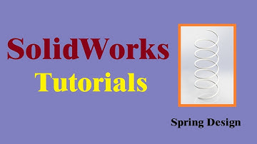 SolidWorks Tutorials | Hand wash spring design.