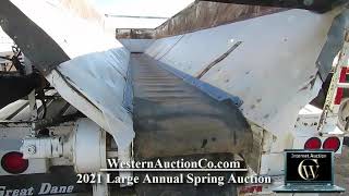 1982 Trinity Farmbed Eagle Bridge • 42' Self Unloading Trailer